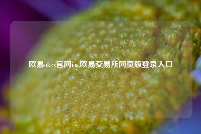 欧易okex官网ios,欧易交易所网页版登录入口